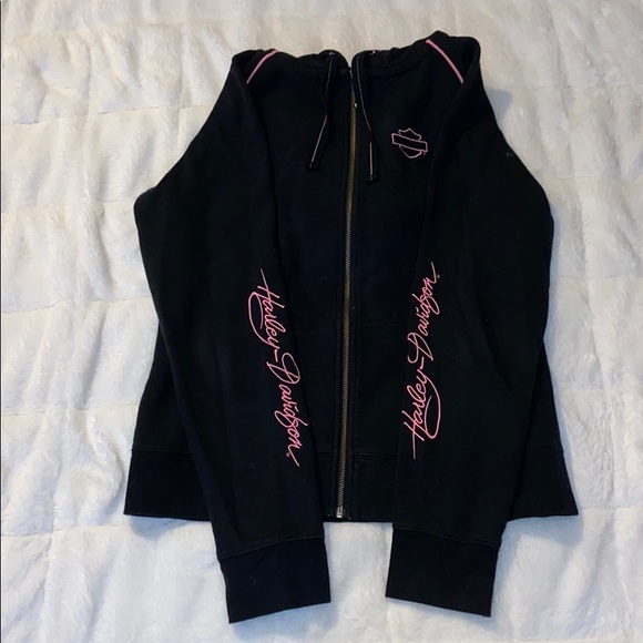 Harley-Davidson Tops - harley zip up hoodie